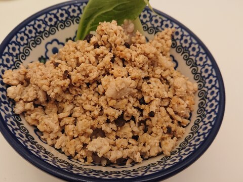 大人美味しいおつまみに 豆豉そぼろご飯